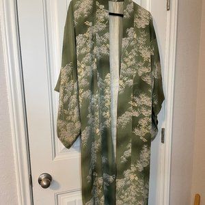 Long Vintage Japanese Kimono